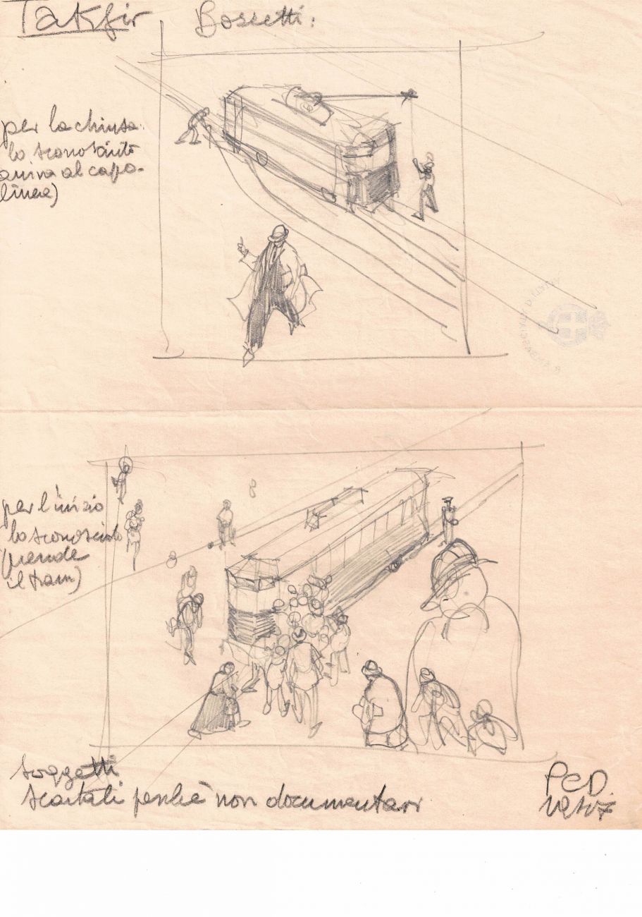 Lettre Autographe Paolo Caccia Dominioni Avec Dessin - Lancement Du Livre Takfir Alamein, Occasion