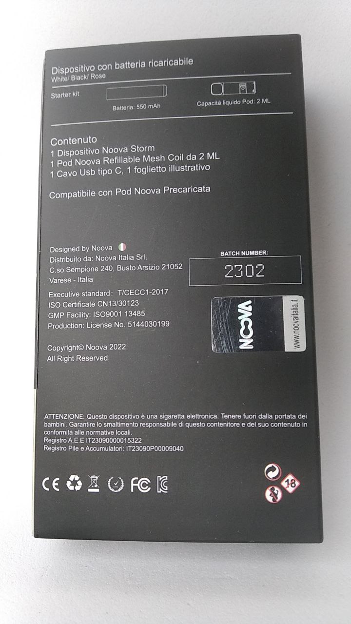 Storm Pod Noova Italia Review