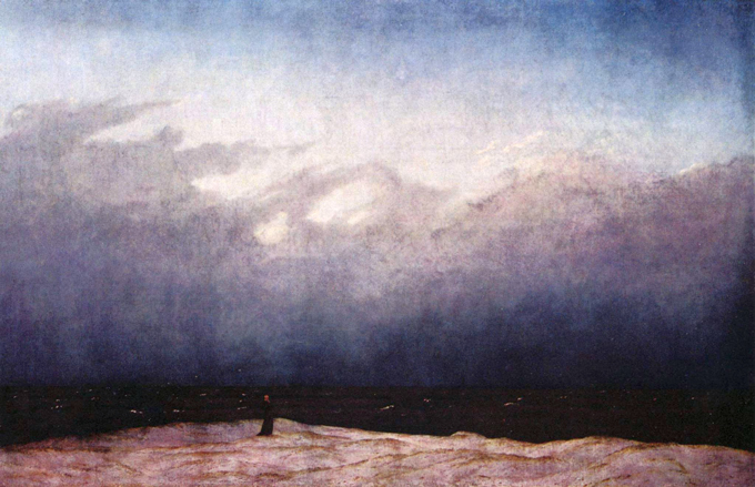 Caspar David Friedrich, Il monaco sulla riva del mare