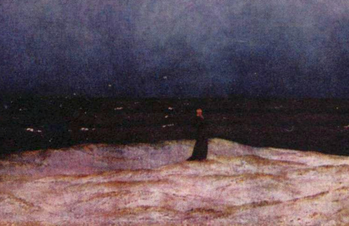 Caspar David Friedrich, Il monaco sulla riva del mare