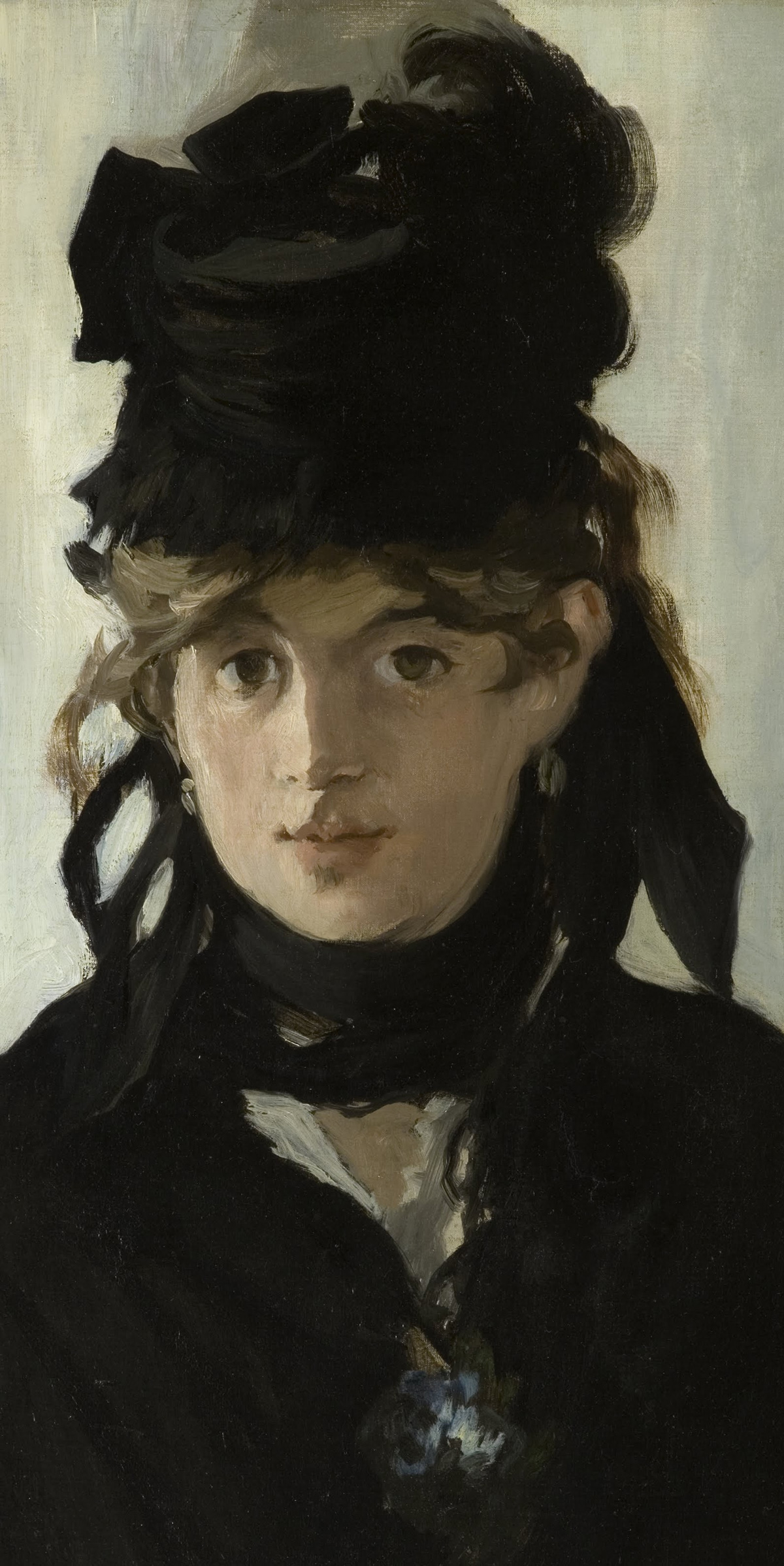 Berthe Morisot con un mazzo di violette
