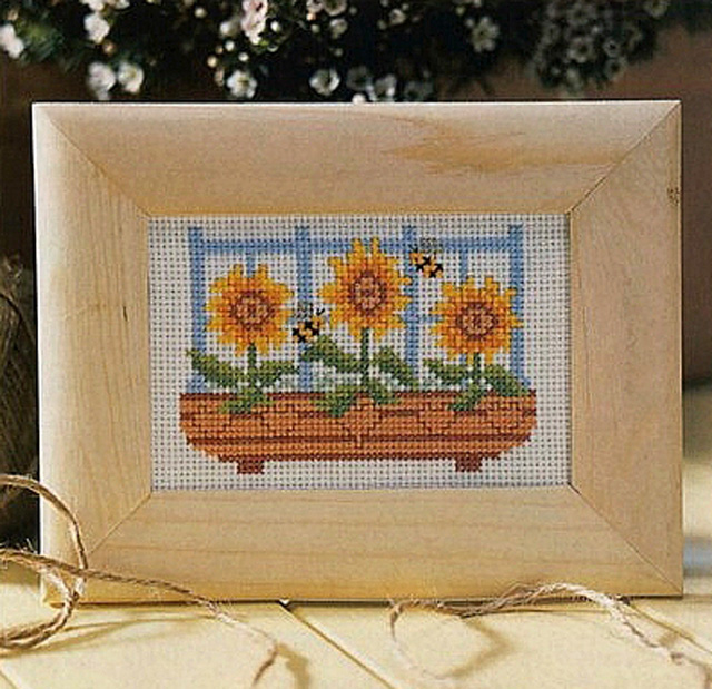 Punto Croce Con Fili DMC E Tessuto Zweigart VERVACO Kit Cuscino Punto Croce GIRASOLI Set Ricamo Principianti Cuscini Gobelin Decorativi Ca. 40 X 40 Cm Accessori Per Lavoretti Creativi DIY Casa Decor