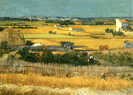 Tableau Toile Van Gogh 'Le Semaillage' (Il Raccolto) - Reproduction Décorative Sur Mesure