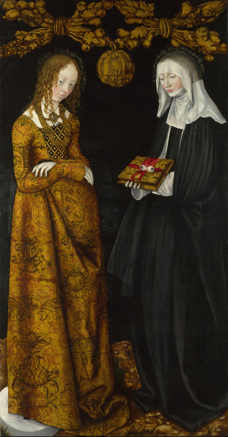 PALA DI SANTA CATERINA Lucas Cranach il Vecchio PALA DI SANTA CATERINA Lucas Cranach il Vecchio
