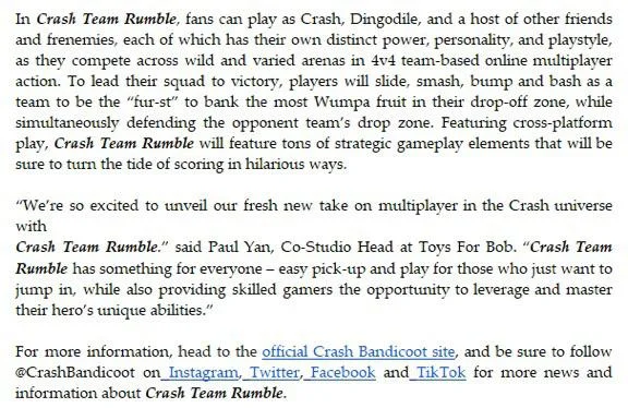Crash Team Rumble [Topic Ufficiale] - page 8