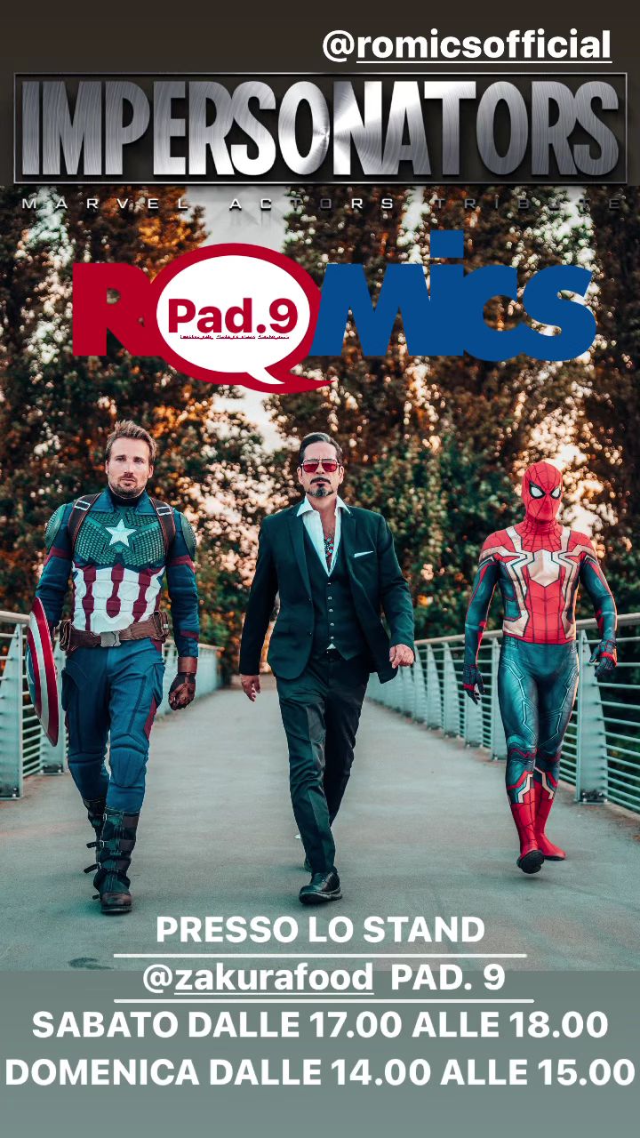 Marvel Impersonators @Romics 2023