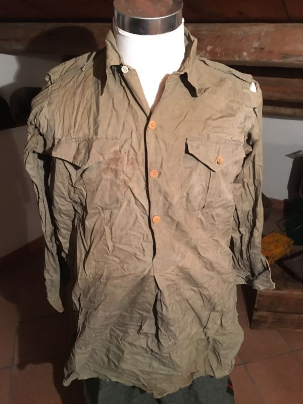 CAMICIA CUPRO MILITARE