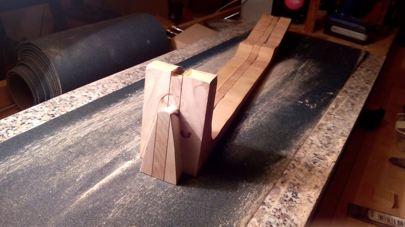 Stampo Per Tenone A Coda Di Rondine Per Chitarra - Luthier Tools - Nuovo