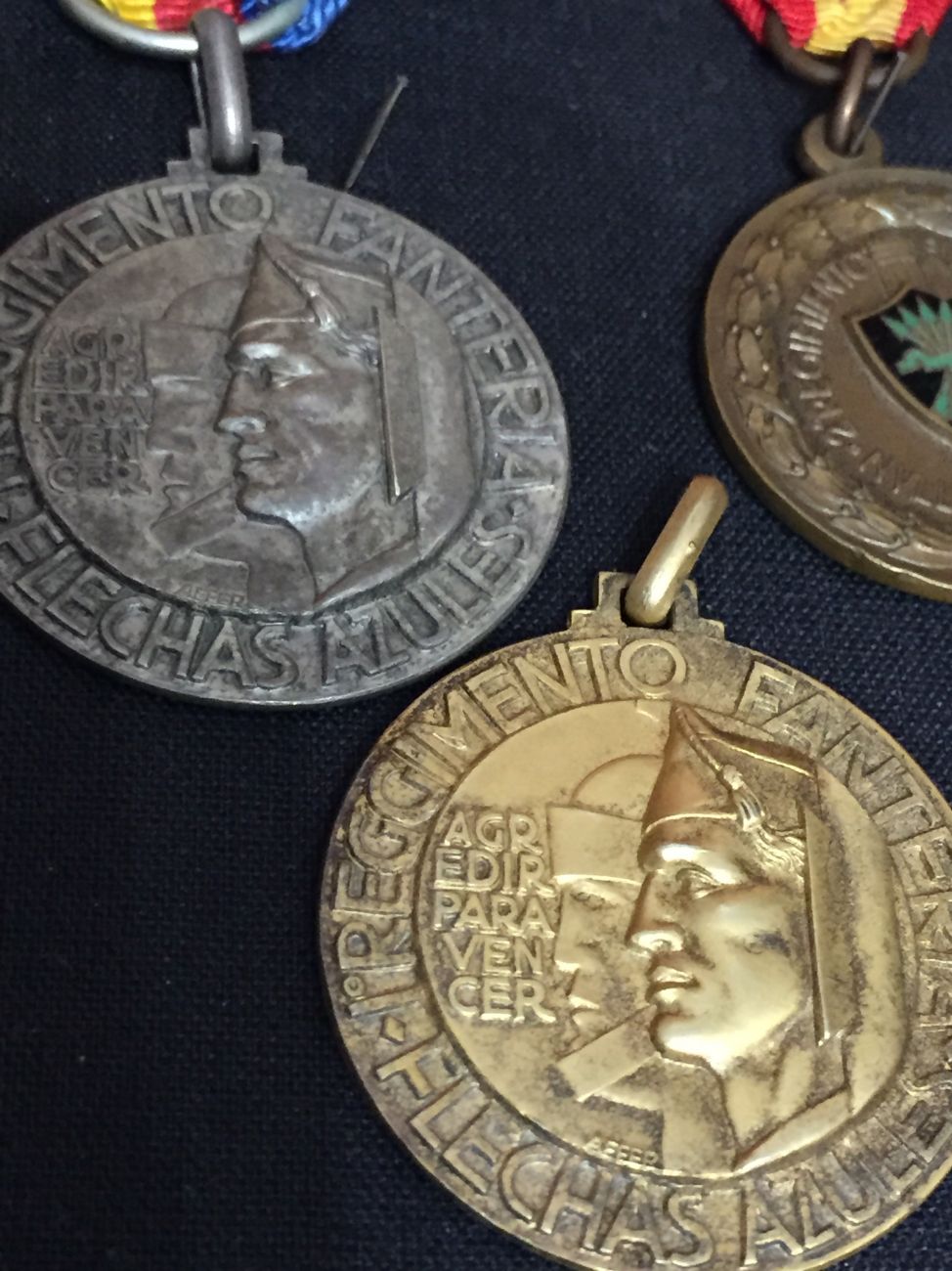 Médaille Rare 44º Reggimento Fanteria ARDITI Monte Santo 1917 - Argent 8g - 27 Mm - Originale
