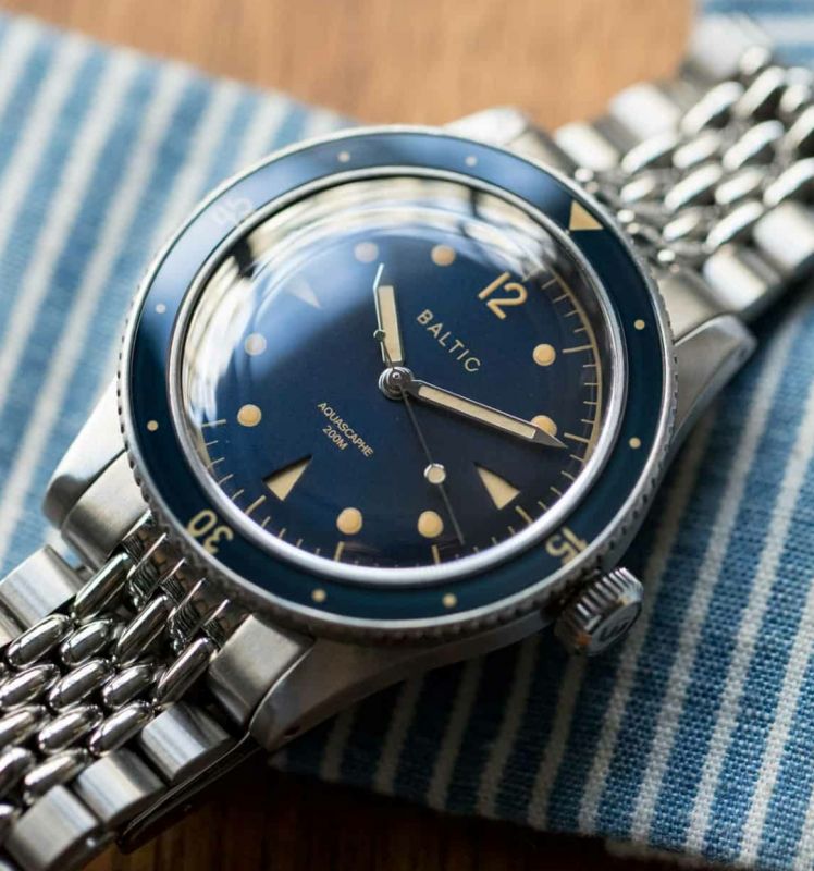 BALTIC WATCHES - Aquascaphe Blue Gilt