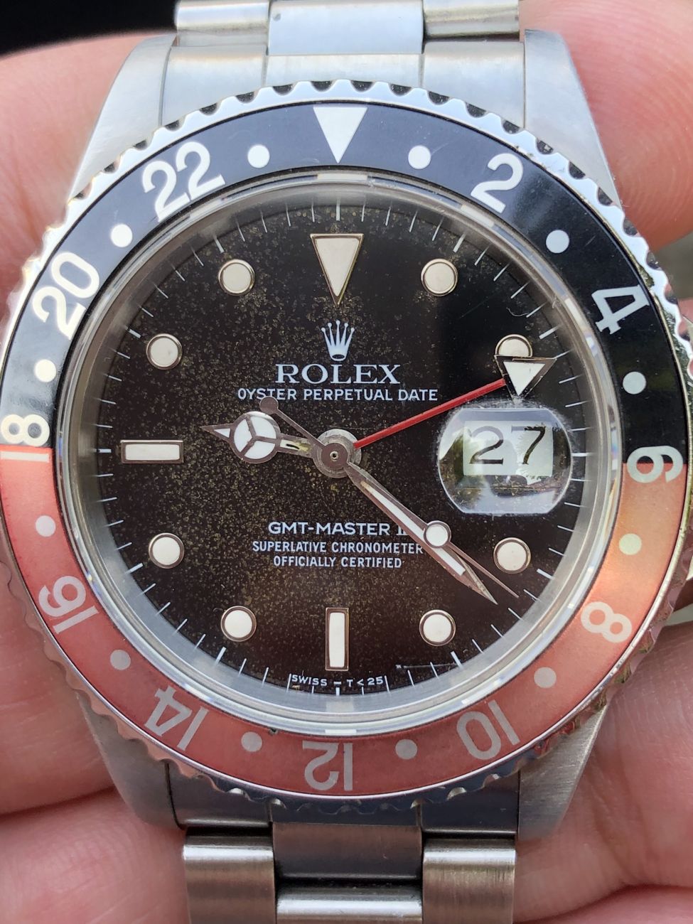 VENDUTO Vendo Rolex Gmt Fat Lady 16760 Tropical VENDUTO Vendo Rolex Gmt Fat Lady 16760 Tropical