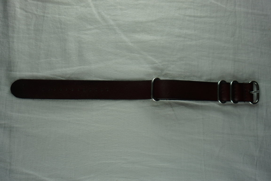 ZULU Cinturino Orologio Pelle Fatto A Mano Cinturino Orologio 18 20 22 24 Mm .Cinturino Zulu Regalo - Foto 8