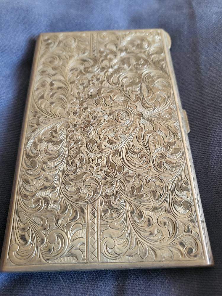 Tre Scatolette Portasigarette In Argento (gr.500