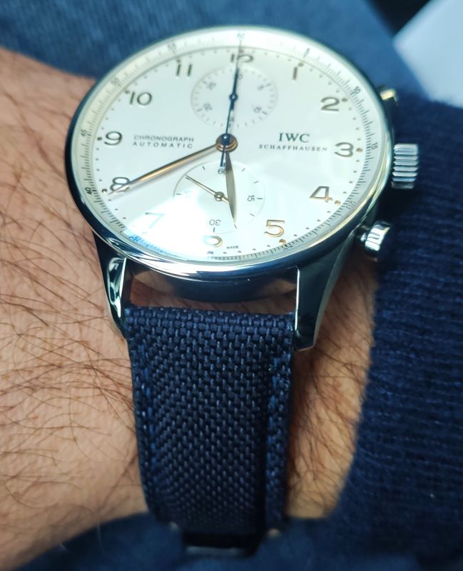 Cinturino (bracelet) Pour Montre IWC Portoghese - Neuf Sans étiquette, Pièce De Rechange