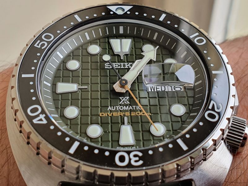 seiko king turtle green