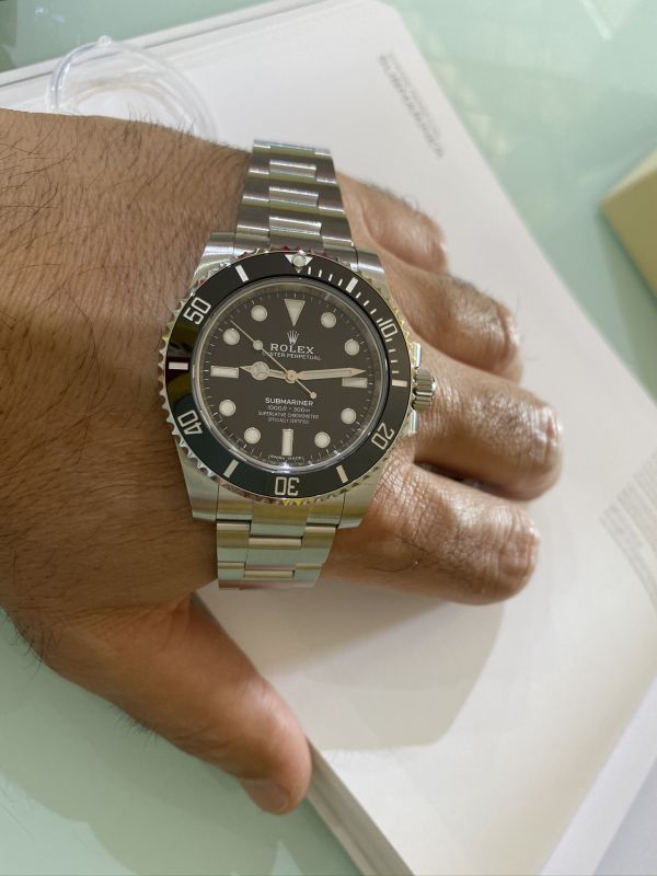 VENDUTO] Scambio Rolex Submariner no data ceramica 114060 Italiano 12/2019  mai indossato Full set