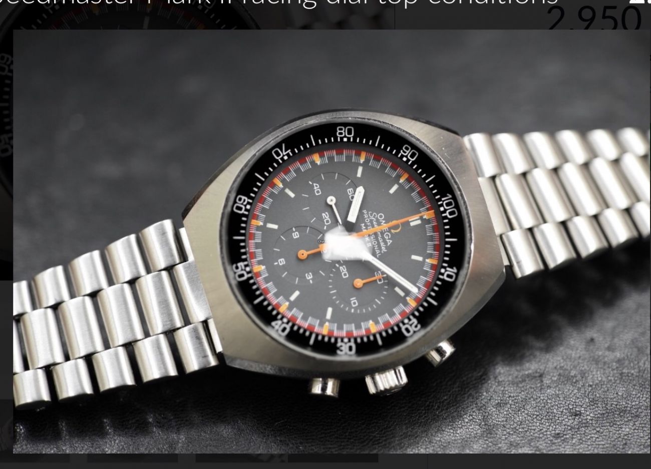 omega speedmaster mk2 racing dial