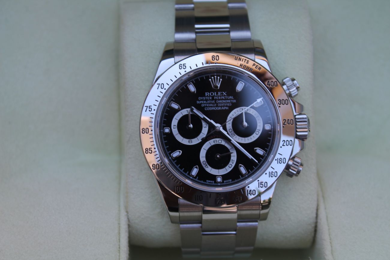 Scambio Rolex Daytona 116520 Ser. V Nero | Klockspan