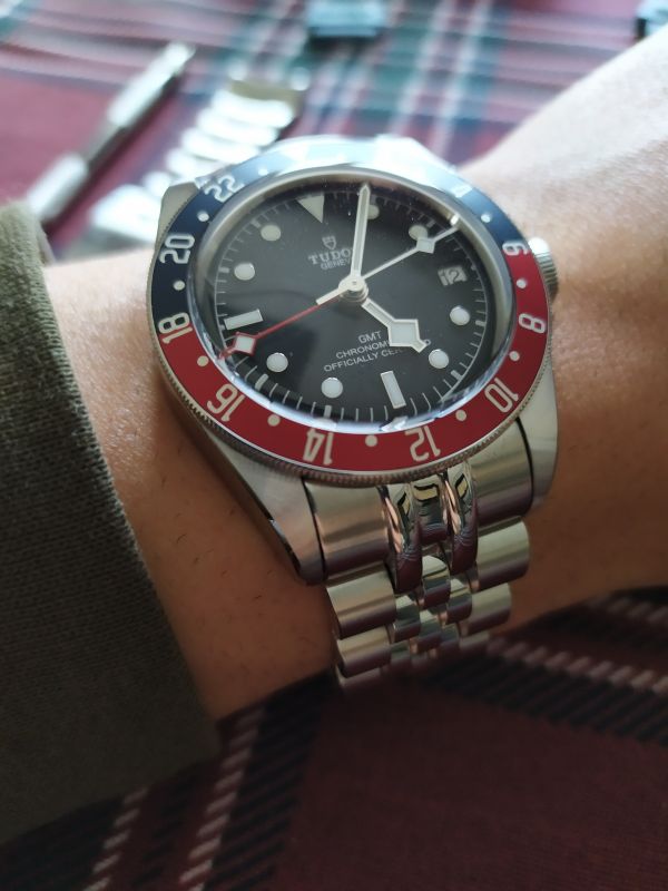 Presentazione nuovo acquisto, Tudor Black Bay GMT più bracciale strapcode