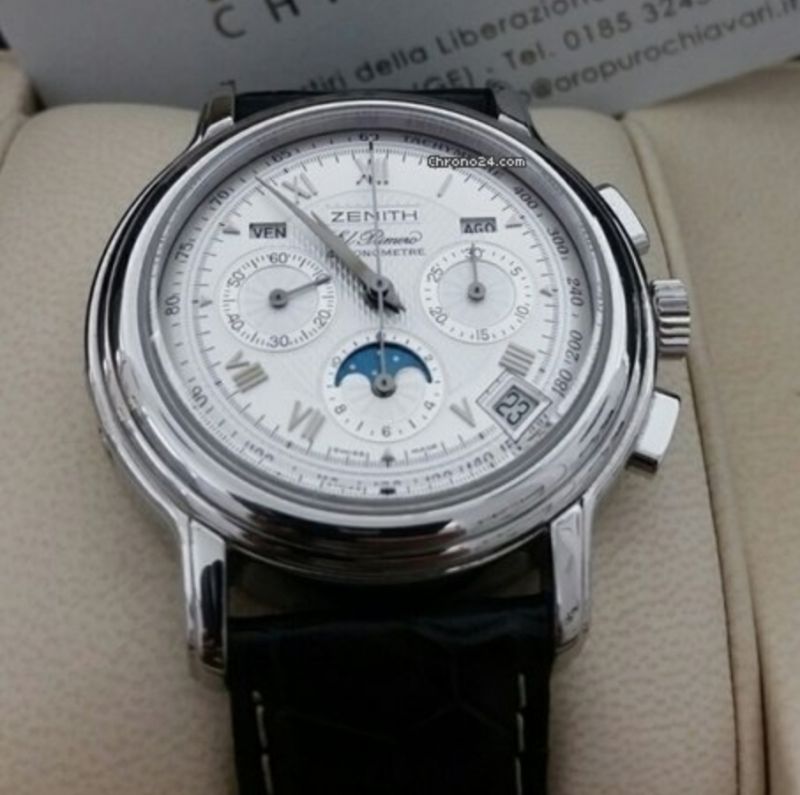 Zenith El Primero Chronomaster Fasi Lunari: differenze quadranti