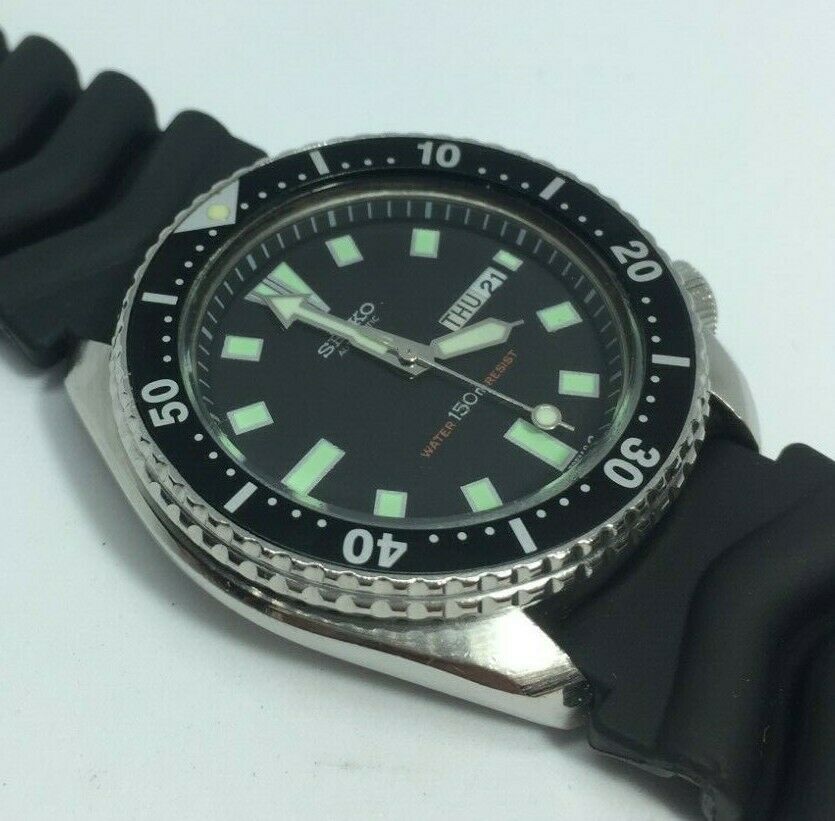Quadrante SEIKO Arancione Con Lancette Minuti – Ricambio Per 6309-7290, BVT00502 - 4