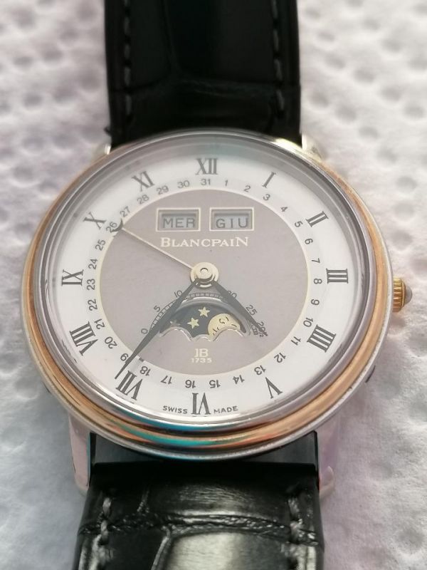 Vendo Blancpain Calendario Completo Fasi di Luna acciaio/oro