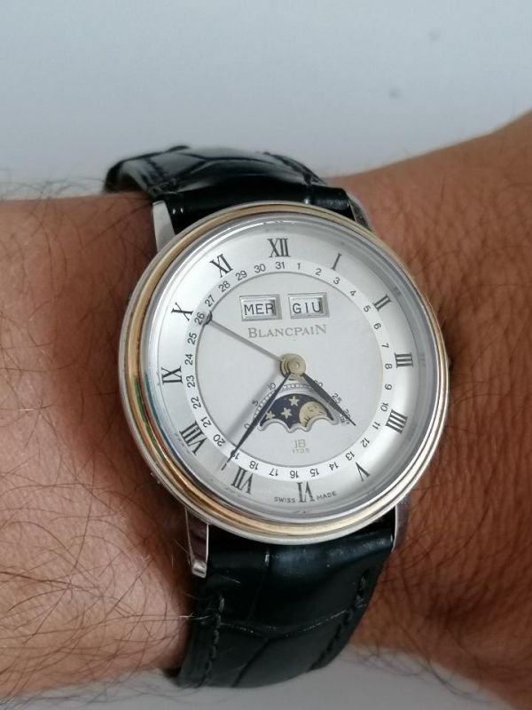 Vendo Blancpain Calendario Completo Fasi di Luna acciaio/oro