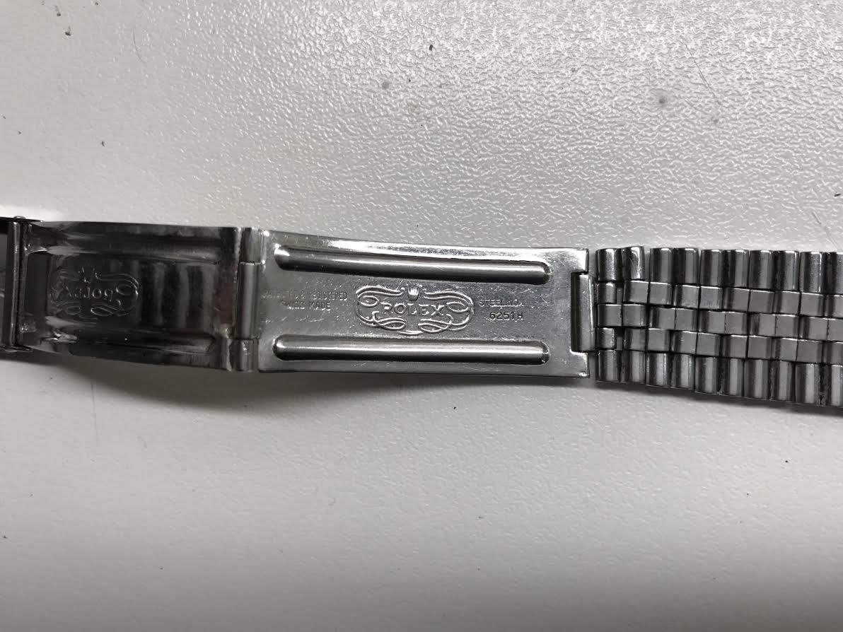 Vendo bracciale Rolex 6251H a maglie ripiegate