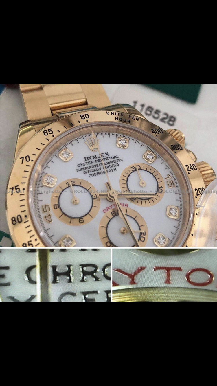 Rolex Daytona 116528 porcellanato?