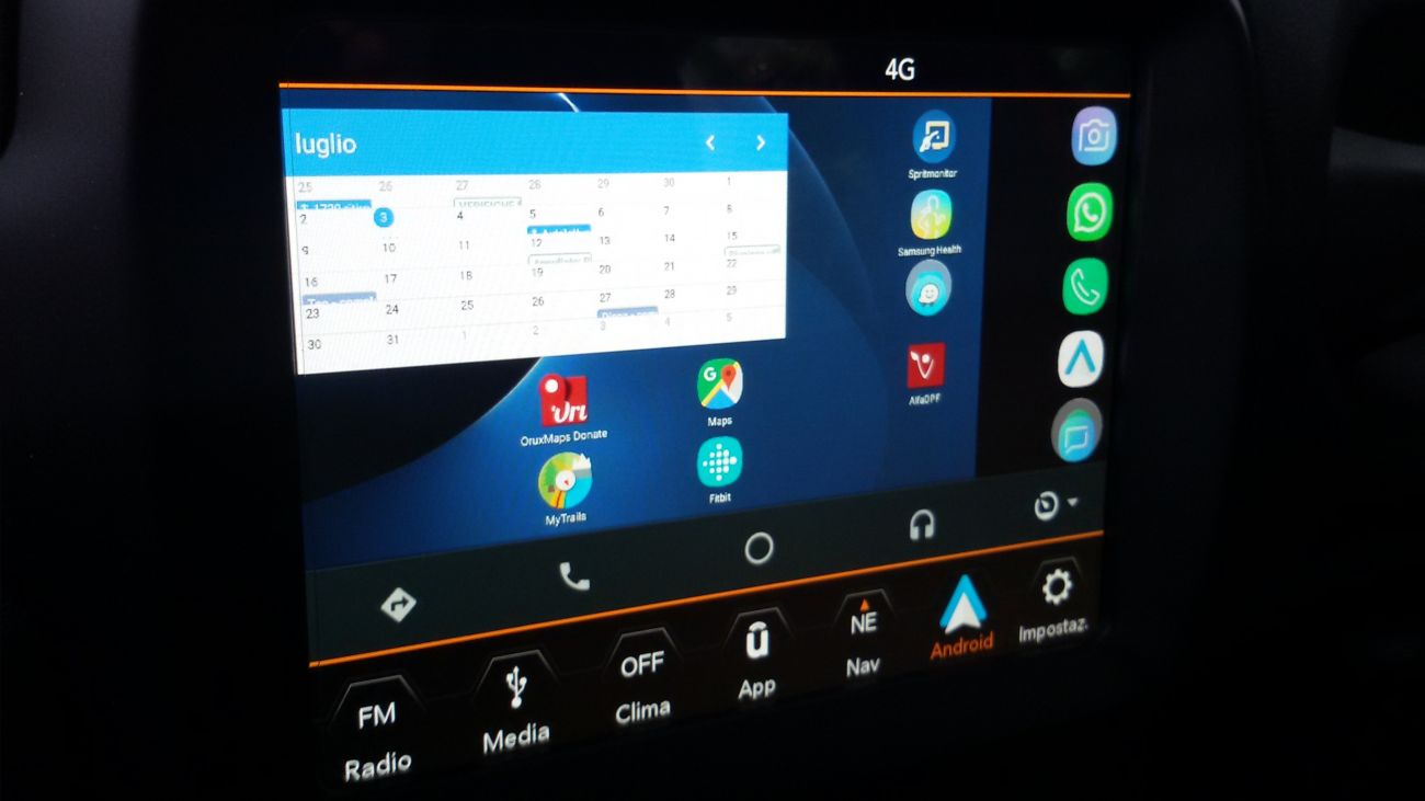 Android auto mirroring