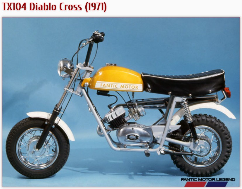 Fantic mini bike