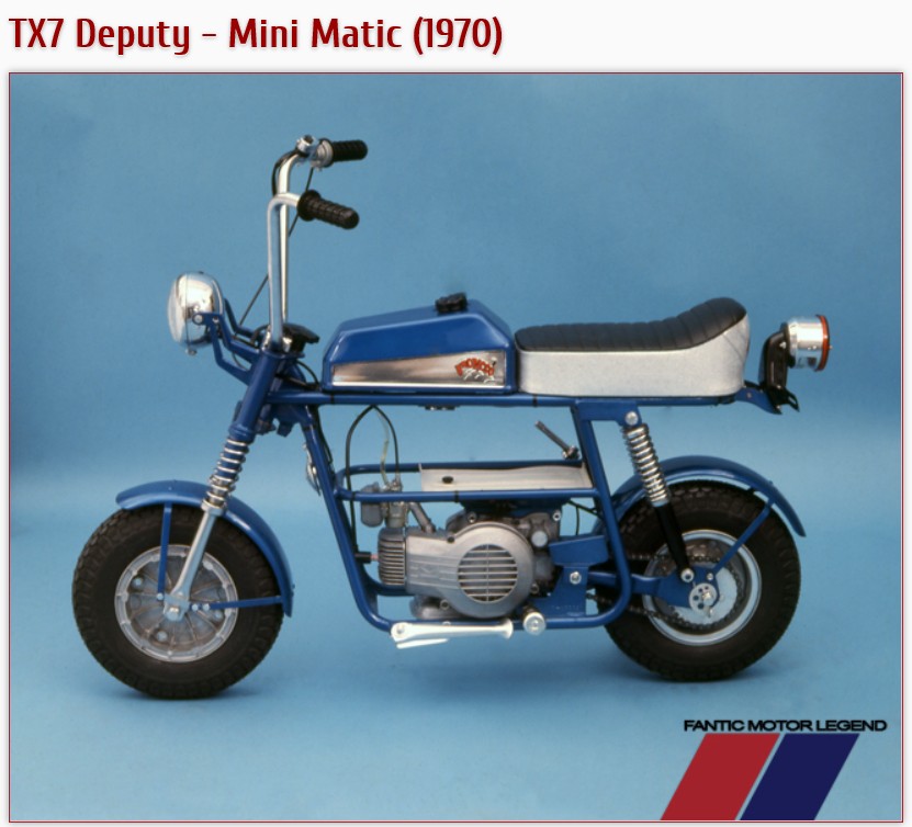 Fantic mini bike