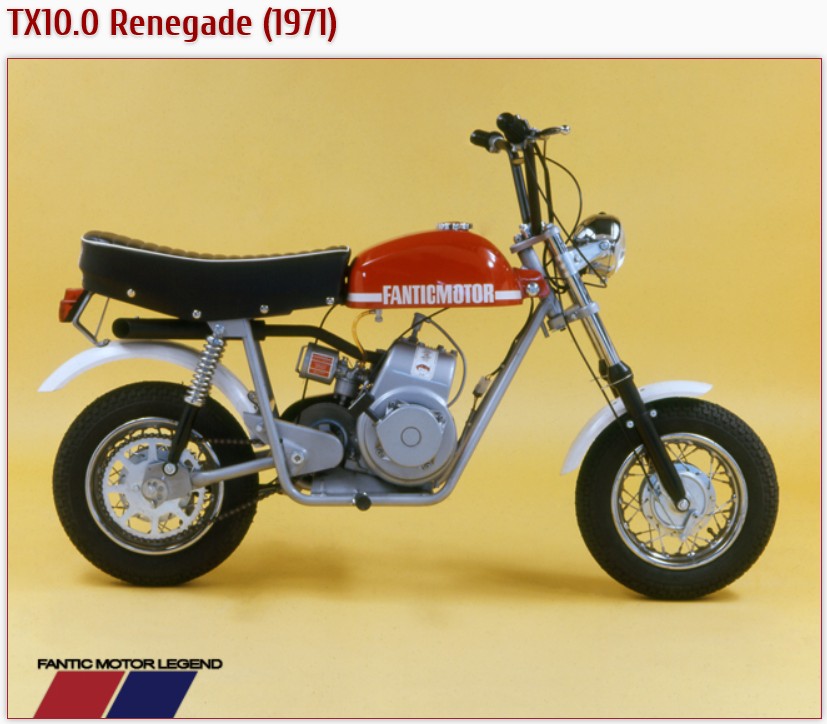 Fantic mini bike