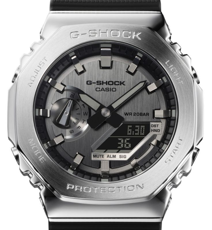 CASIO G-SHOCK GM2100 CASIO OAK Cover in Metallo New 2021 ! [Finalmente!]