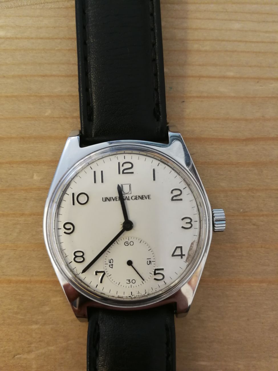 Orologio UNIVERSAL GENEVE FS FERROVIE DELLO STATO MK1 Cal 64