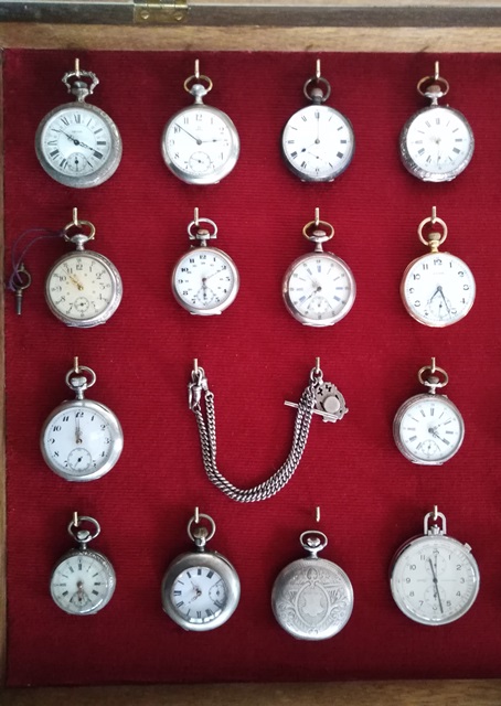 Eclipse - Antico Orologio Da Taschino Del XIX Sec " Cylindre -10 Rubis - Foto 7