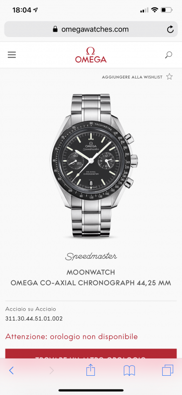 Omega Speedmaster Co-Axial: fuori produzione?