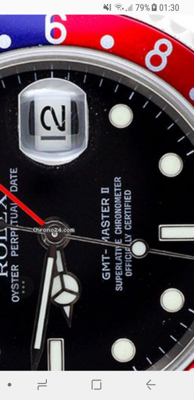 Rolex gmt 16710 seriale f