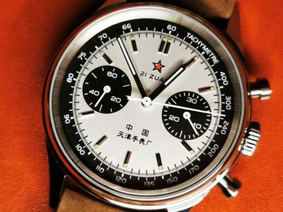 seagull panda chronograph