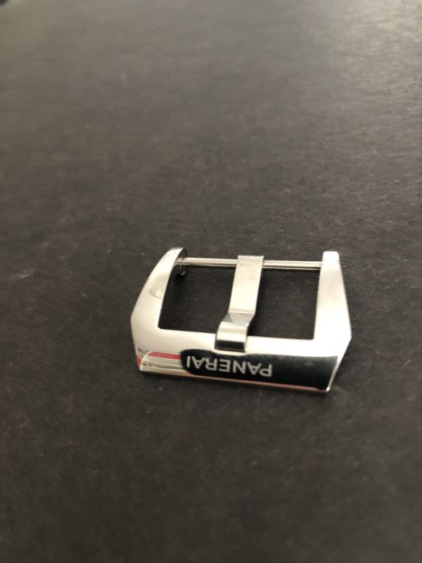 Nuovo 22mm Originale Pitone Pelle Cinturino Grigio Band Tang Fibbia Per - Foto 3