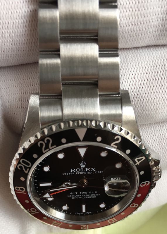 Vendo Rolex GMT II 16710 R Stick Dial Calibro 3186 Garanzia Italia 09 2007 Vendo Rolex GMT II 16710 R Stick Dial Calibro 3186 Garanzia Italia 09 2007