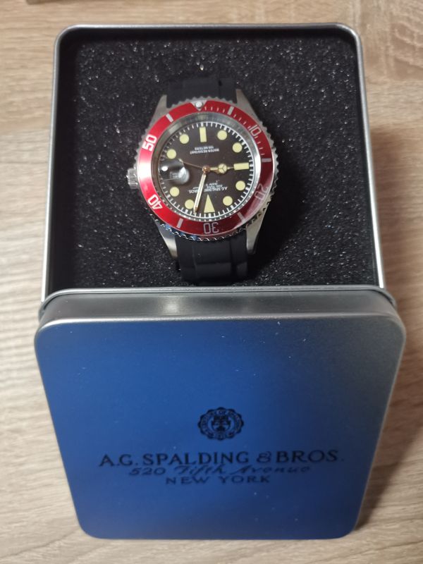 A.G. SPALDING & BROS. Orologio Subacqueo In Acciaio, Quarzo, Design Classico - 4