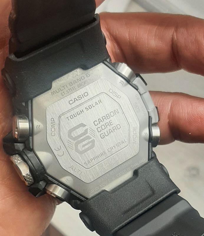 Orologio da uomo Casio G-Shock Mudmaster analogico digitale resistente solare GWG-2000-1A5 GWG2000-1A5 200M