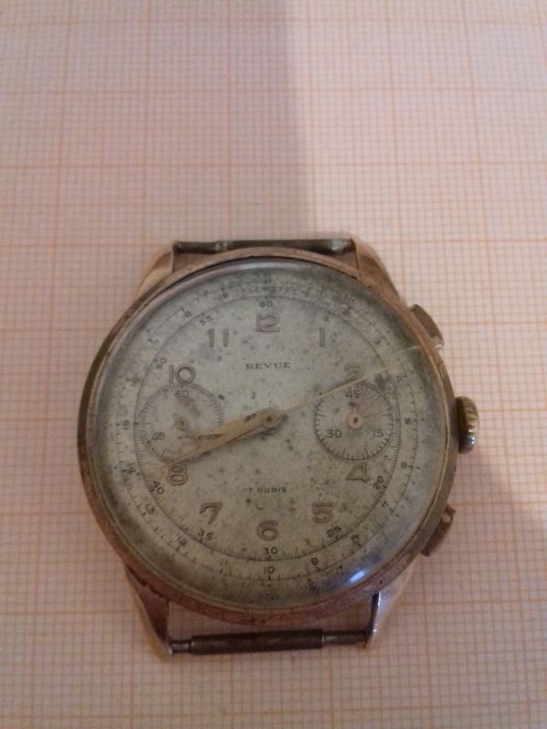 Cronografo Revue 18k VINTAGE