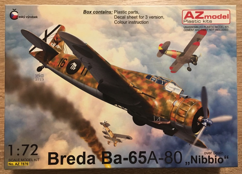 Kit Maquette Avion Breda 65A-80 Aviazione Legionaria - Échelle 1:48 - Special Hobby - Modélisme Militaire
