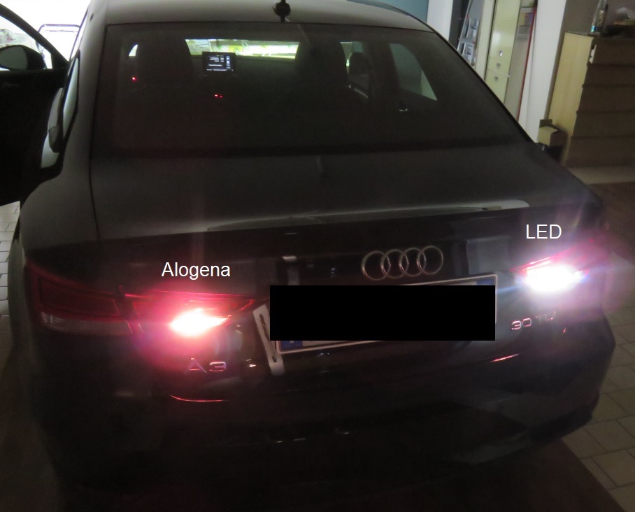 Luci retromarcia a led