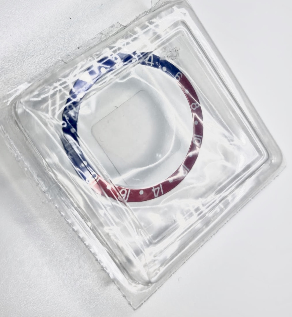LUNETTA SEIKO ORIGINALE inserto Pepsi decollo da SKX009 adatto