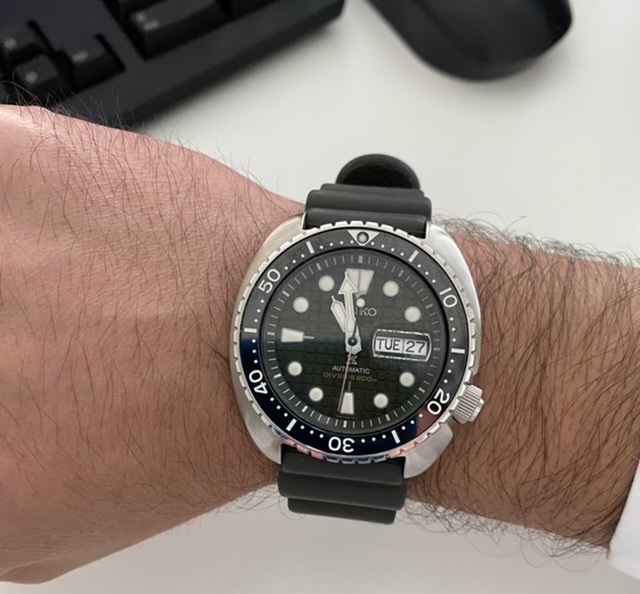seiko king turtle green