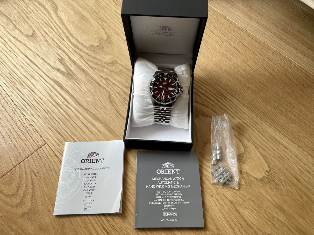 Vendo Orient Kamasu con bracciale Jubilee Strapcode