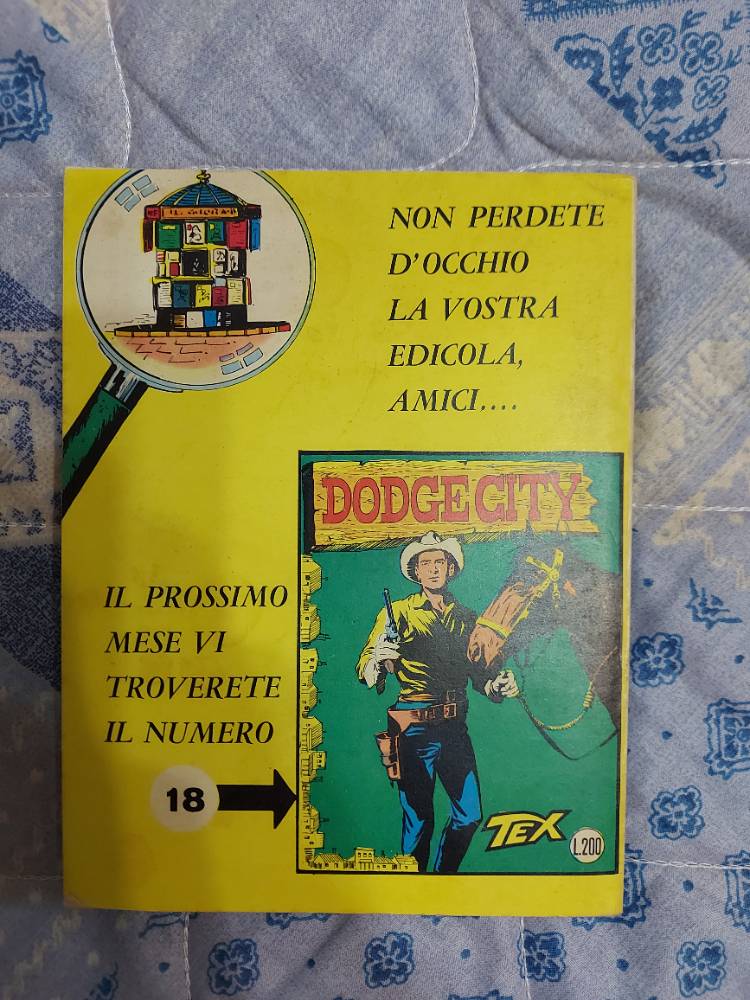 Tex Gigante N.73 Originale 1°edizione (con Continua) MG 200 Lire, état Excellent